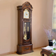 Bieying Floor Clock Wohnzimmer Massivholz Mechanische Uhr Europäische Klassische Zeit Uhr Chinesische Luxusatmosphärische Kupfer vertikaler Uhr 9922 Mahagoni 14 Zoll