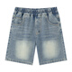 Zuoxi Boys Shorts Jeans infantiles 2025 Nuevo estilo Mid-Large Summer de verano Pantalones de cinco puntos Color 130