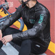 
Lamparda spring and autumn summer cycling suit men's tops long sleeves trousers suit road mountain bike clothing bicycle clothing equipment wasteland long sleeves + flash light trousers [set] XXL