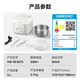 Midea rice cooker 3L household rice cooker 316L stainless steel liner uncoated rice cooker 2-3 people multifunctional 0-coated soup cooker porridge cooker rice cooker MB-RE387S