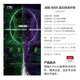 李宁（LI-NING） 雷霆100专业碳纤维进攻型羽毛球拍雷霆80【球星同款高端拍】战戟 4U-战戟9000绿紫 （穿线请备注）