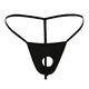 Men's underwear, sexy thong with JJ penis exposed in the middle, free of charge for gay men, gold, 1 piece, one size fits all, 160Jin, Jin is equal to 0.5kg, within