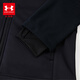 Under Armor children's clothing autumn and winter plus velvet children's knitted jacket comprehensive training series men's and women's hooded tops 244124103