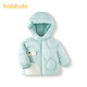 Balabala Baby Down Jacket for Boys Winter Girls Short Jacket Baby Style 2025 Новый милый милый розовый зеленый A41416 100 см