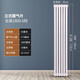 Qilicai radiator household water heating radiator steel two-column central heating steel wall-mounted natural gas vertical radiator 600mm vertical total height 1.8 meters 10 columns wide