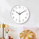 BBA wall clock living room simple clock wall hanging fashion home bedroom living room clock hanging watch quartz 26cm white