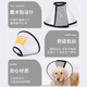 Dele cat washing bag, special artifact for cat bathing, anti-bite clipper, nail injection, anti-scratch and bite retainer bag, cat tool, dog size 7, neck circumference 16-18cm, kittens, mini dogs, etc.