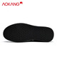 Aokang shoes men's 2025 new winter business casual genuine leather shoes men's comfortable British style thick sole sneakers men's shoes black 40