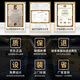 City chapter modern simple entrance decorative paintings for living room corridor murals aisle vertical version atmospheric high-end fortune-telling deer hanging paintings JD9721 [single] 70*140cm crystal painting + alloy black frame (gold note)