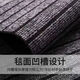 Xuxian kitchen floor mat, entrance door, door mat, dirt-resistant, anti-slip, anti-oil, water-absorbent carpet, bathroom entrance mat, customized, whole black and gray seven stripes, 100*180 cm, new anti-slip floor mat