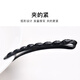 Zhuo Keke black diamond one-word hair clip Korean hair clip jewelry side clip bangs small clip black diamond headband hair clip short oval diamond 10 pcs box