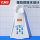 Yuke swimming fins for men and women, freestyle breaststroke special for children, silicone duck shoes for adults, light diving training equipment, milk powder, nose clip, earplugs + mesh bag S (recommended size 36-38)