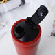 Red Tiepu 304 stainless steel protein powder shake cup sports fitness water cup with scale multi-function natural color 750ml