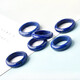 DL 1998 Pangdonglai Quality Lapis lazuli ring Tianlan One thing one picture Afghanistan more gold and less white ore raw stone index finger G6623
