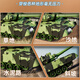 智家家儿童遥控汽车坦克履带式虎式装甲车玩具电动充电军事模型六一礼物 2块充电池】5通T90坦克-迷彩色