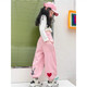 Mädchenhose Herbst- und Wintersport-Kaninchen 2025 Neue Kinder plus Samtmädchen-Hosen große Kinderbindungen Hose Herbst NN-JA983 [Aprikosenfarbe] plus Samtstil 150 cm