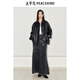 Peacebird black imitation hand rub oil wax leather PU leather jacket for women 2025 spring new fashionable loose jacket black S 155