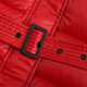 Kangbo [Nouvel An Red] Veste en bas brillante avec un brassard à la mode simple à capuche pour la veste de l'année de vie des femmes RED L (115-125jin [Jin est égal à 0,5 kg]))