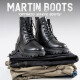 Huili Men's Shoes Martin Boots Men's British Trendy Shoes Winter Plus Velvet retro motocicleta botas para hombres de trabajo