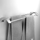 Renjuyi bathroom towel rack stainless steel bath towel rack hotel toilet bathroom pendant silver punch-free shelf storage rack set b punch-free dual-use
