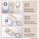 MOZK Apple Android iPhone mobile phone lanyard short wristband braided hand rope anti-lost and anti-fall Internet celebrity durable men and women high-end mobile phone solid color multi-function color lanyard velvet cloth double buckle bracelet [Chinese red] velvet cloth double buckle bracelet