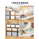 IRIS storage box desktop plastic storage box cosmetics underwear clothing organization toy box Alice desktop storage box medium white with lid