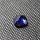 DRJEFUN flawless pure heart of the ocean tanzanite full blue tanzanite sapphire fat square loose stone ring square (5X5mm)