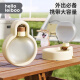 HELLOLEIBOO dog outing water cup portable pet folding kettle large capacity dog ​​bowl puppy out drinking fountain enlarged Tian green small drinking water bottle