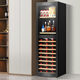 Vinocave wine cabinet constant temperature wine cabinet moisturizing compressor home living room fresh wine refrigerated storage display cabinet beverage frost ice bar ultra-thin model JC-268B (foreign wine rack model) - 254L wine cabinet