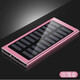 
Solar power bank large capacity 1000000 fast portable and resistant to external battery life. Solar rose gold fast charging version speeds up 9903 10000 mAh