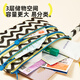 Hualeji ID Bag Bag Bag Passport Clip Card de identificación de viajes Documento Pack Portable Portable Multifuncional Caso de protección delgada Flor de jardín: bolsa de identificación