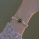 Indigo transfer bead bracelet pearl female new ins versatile bestie bracelet pearl sapphire green bracelet one pack