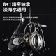 King Lua micro-flying spinning wheel long-range micro-object deep and shallow line cup oblique mouth Lua wheel sea fishing rock fishing tilt mouth fishing wheel 2000S