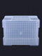 Carrot thickened clothes transparent storage box plastic toy rectangular quilt assembly box extra large storage box short 6630 [44*30*16.5 cooked glue