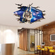 Jingeyu Universe Starry Sky Ceiling Sticker Planet Universe Space 3D Three-dimensional Wall Sticker Living Room Ceiling Wall Bedroom Creation Moon Night Starry Sky 9227 Big