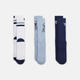 耐克（NIKE）EVERYDAY 舒适速干中筒运动袜（3 双三色） FQ0325-902 M
