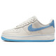 Nike NIKE sneakers women's Air Force 1 AF1 AIR FORCE 1 sneakers DX1193-100 white blue 36