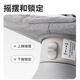 Leyunbao baby rocking chair to coax baby artifact baby electric rocking chair cradle bed 0-1 year old newborn full moon gift box [upgraded backrest board can lie flat and sleep on the side] gray