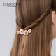 Cercoo Qingsi Pearl Series Hairpin Flower One-Word Clip Versatile Back of the Head Temperament Hairpin High-end Headwear Horizontal Clip for Women
