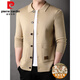 Pier Cardin Automne et hiver Nouveau pull cardigan masculin cardigan cardigan cardigan papa en laine tricot tricot de veste de veste pour hommes