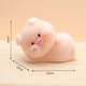 Pig Resin Small Ornaments Cartoon Migro Micro Landscape Simulation Pig Home Mini Arat d'artisanat Décoration Melon Pig Melon