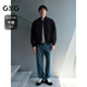 GXG Men's Black Classic Big Pocket Baseball Collar Aviator Cotton Jacket 25 Winter New Black L
