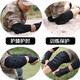 MPPMCK tactical knee pad elbow pad crawling training set sports equipment protective gear thickened breathable anti-fall military training essentials knee pad elbow pad set L code (130-150Jin [Jin equals 0.5 kg])