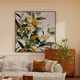 FACAI Persimmon Ruyi meaning good art retro light luxury living room entrance decorative painting medieval style background wall square hanging painting