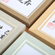 Senmiao picture frame custom Chinese calligraphy and painting frame large size custom color photo frame table setting framed wall hanging picture frame 8125 walnut color (pine + lacquer) Customized size contact customer service Wall hanging