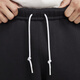 Nike (NIKE) official men's plus velvet trousers, wardrobe trousers, knitted loose casual embroidery, personalized soft DX1365 010 black/white L