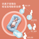 Domi Beibei baby crib mid-bed newborn anti-vomiting and overflowing portable bionic bed baby anti-jump soothing and sleeping artifact Weir powder small size anti-deviation head shaping-Class A quality inspection