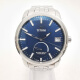 [Second-hand 95 new] Plum TITONI Men's Master Series Men's Mechanical Watch Roman Time Marker Watch Diameter 41mm Blue Disc Steel Power Storage Big Mouth 94388-S-675