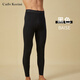 Cailv Kerini new model modal long johns thermal underwear men's seamless waist protection thin leggings slim antibacterial inner underwear black XL 130-150Jin Jin equals 0.5 kg