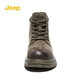 Jeep Boots masculinos Británicos Retro Martin Botas Midube Botas de trabajo Big Boot Boots Khaki